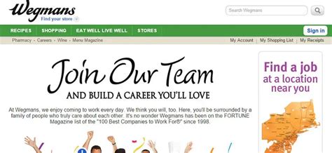 wegmans careers apply